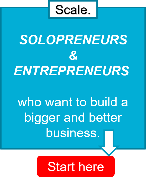 Business coach Dave Labowitz helps solopreneurs and entrepreneurs who want a bigger and better business SCALE their business.